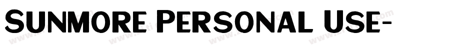 Sunmore Personal Use字体转换